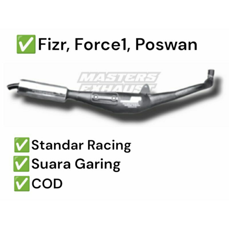 Knalpot Yamaha Fizr Fiz R Poswan AHM Premium Garing Kemerincing