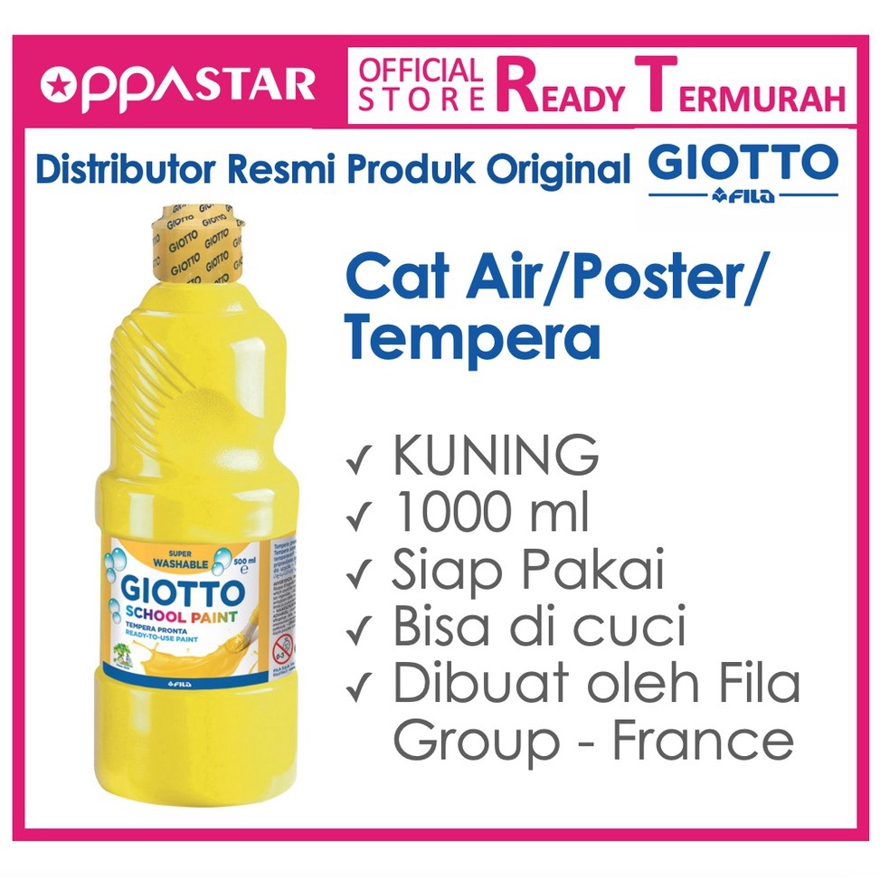 

KODE K45J Cat Air Cat Poster Cat Tempera Giotto School Paint 1 ml Yellow Kuning