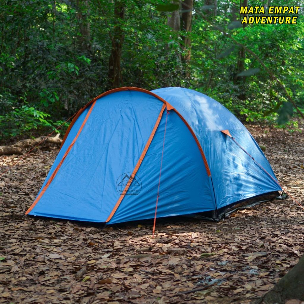 Tenda Camping Dome Double Layer 4 - 5 Orang LWY Outdoor - Tenda Gunung Murah