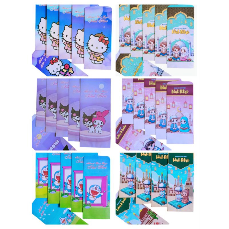 

100pcs(10pack) AMPLOP lebaran uk JUMBO siap pakai