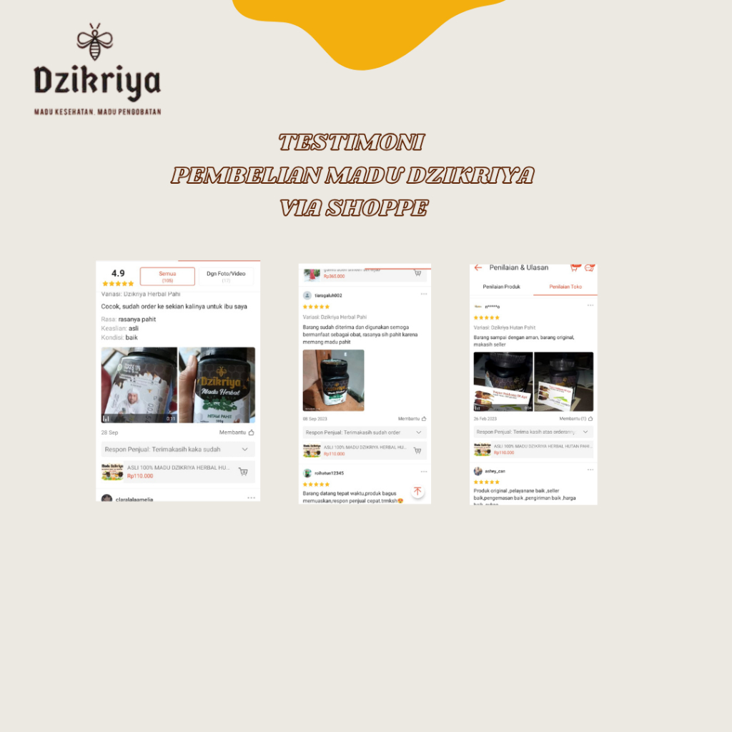 

Madu Dzikriya Madu Pengobatan (Madu yang dihalalkan dengan al quran)