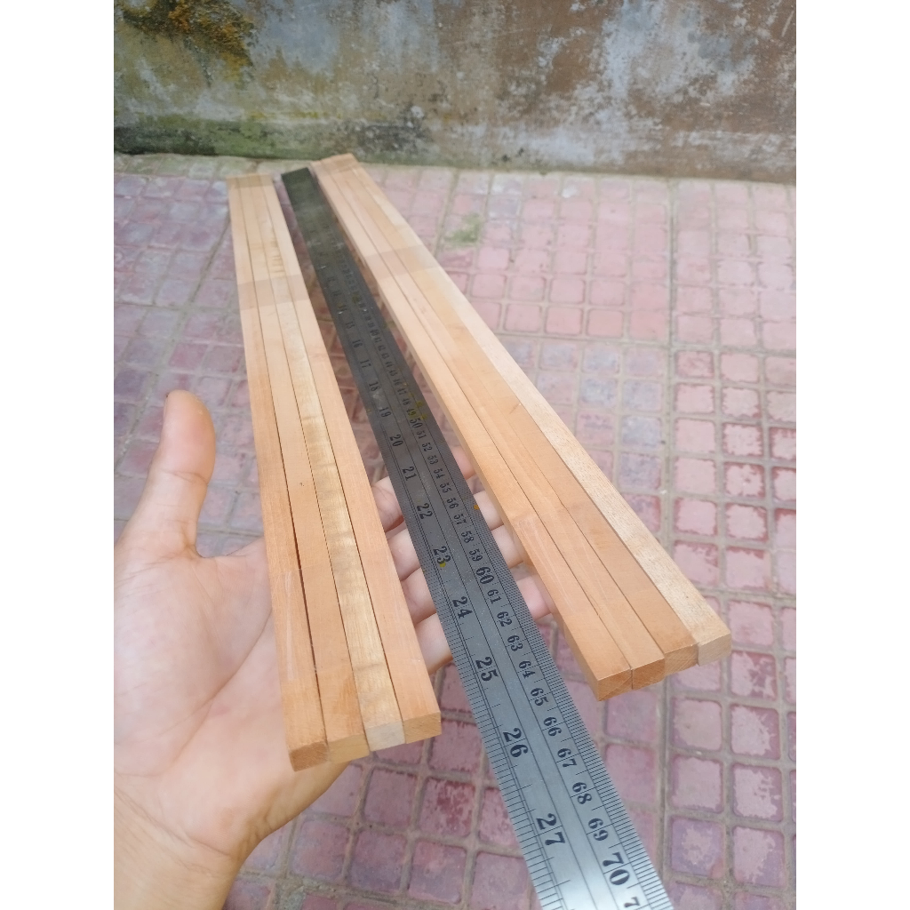Tiang Sangkar Burung Kotak Kayu Mahoni 1 Set Isi 4 pcs Panjang Custom
