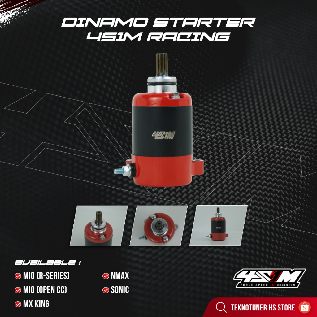 DINAMO STARTER 4S1M RACING MIO R-SERIES DAN OPEN CC /MX KING/NMAX/SONIC