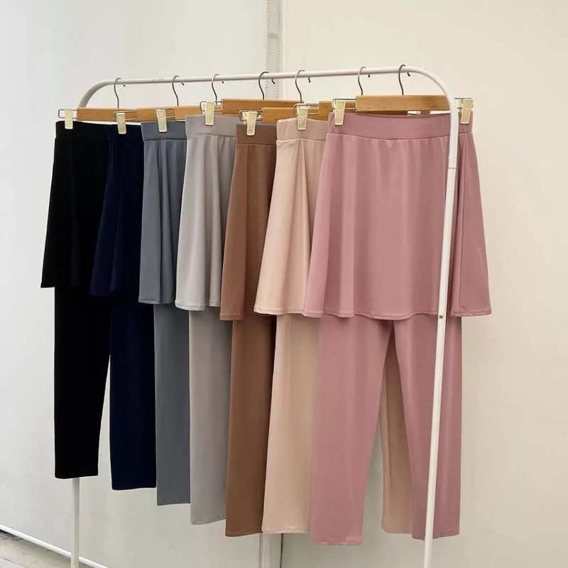 leging rok sportwear vanilla hijab