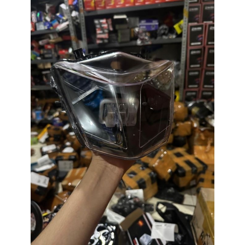 Lampu Depan Daymaker Beat Esp 2016-2019 Smoke Terpasang Berkualitas Terbaik