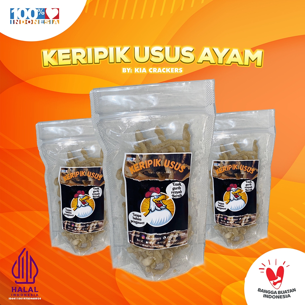 

CEMILAN MAKANAN RINGAN KERIPIK USUS AYAM CRISPY (ORIGINAL)