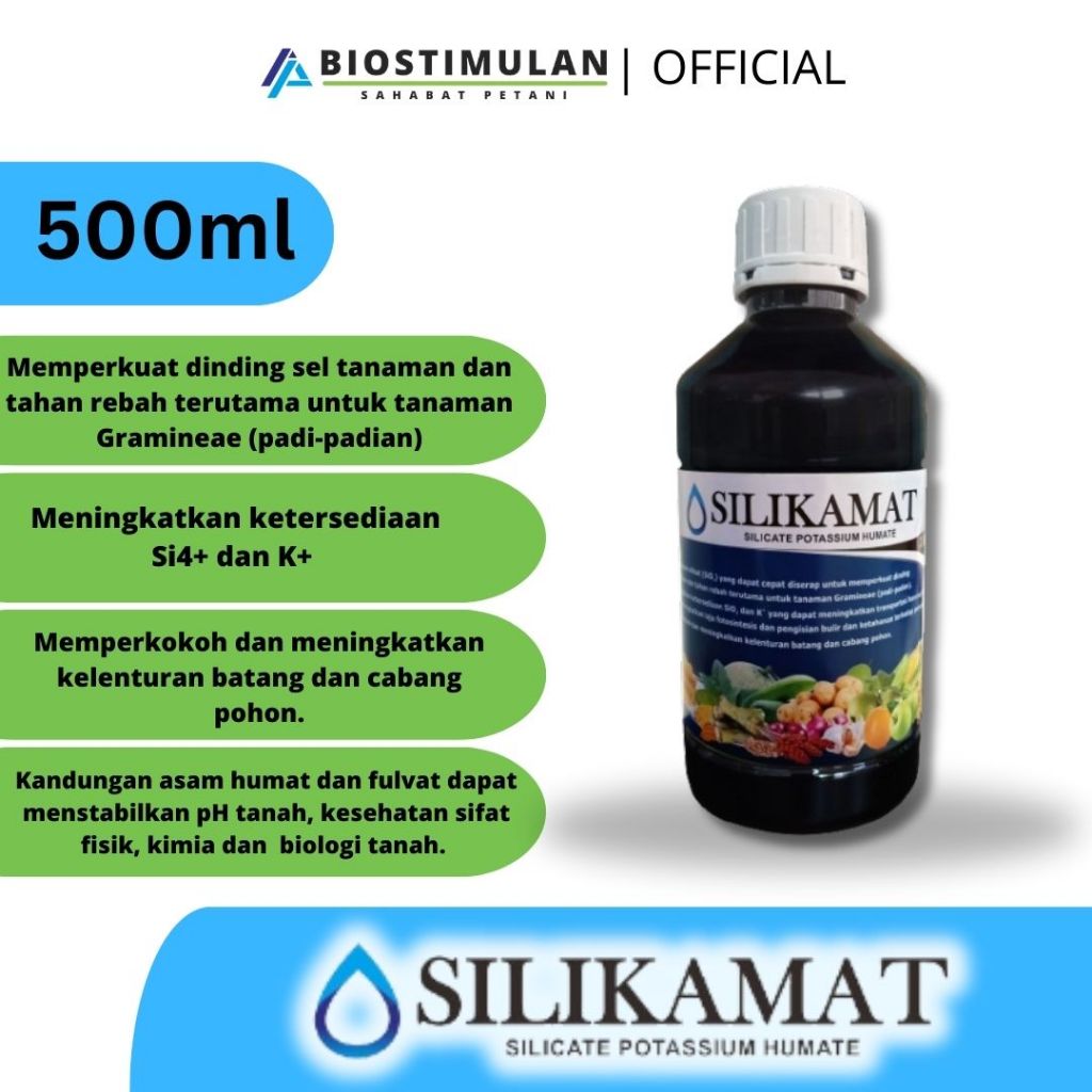 BIOSTIMULAN - Silikamat 500ml (Silicate Potassium Humate)