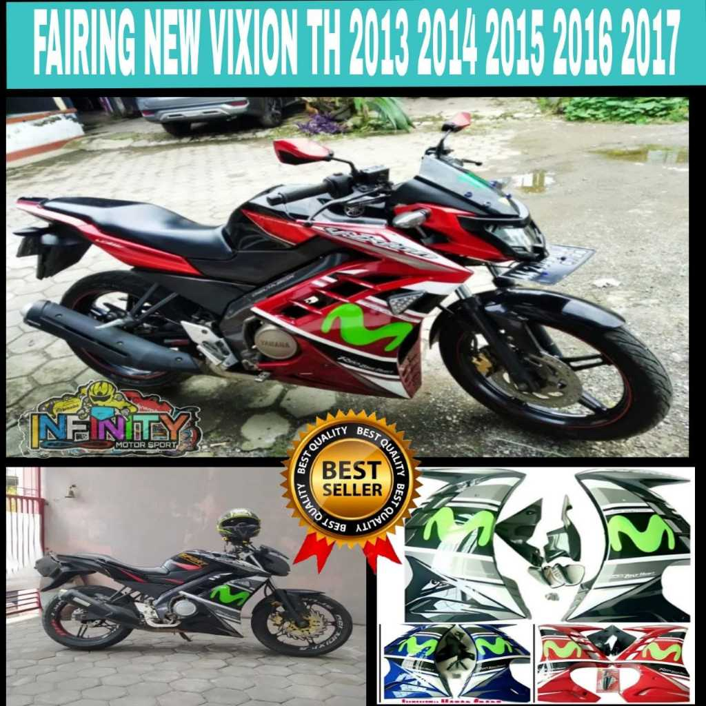 HALF FAIRING NEW VIXION ADVANCE SAYAP NEW VIXION NVL NVA/HALF FAIRING NEW VIXION ADVANCE SAYAP NEW V