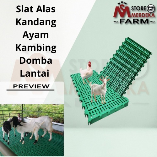 Slat Alas Kandang Ayam Kambing Domba Lantai Pijakan Modern Ternak