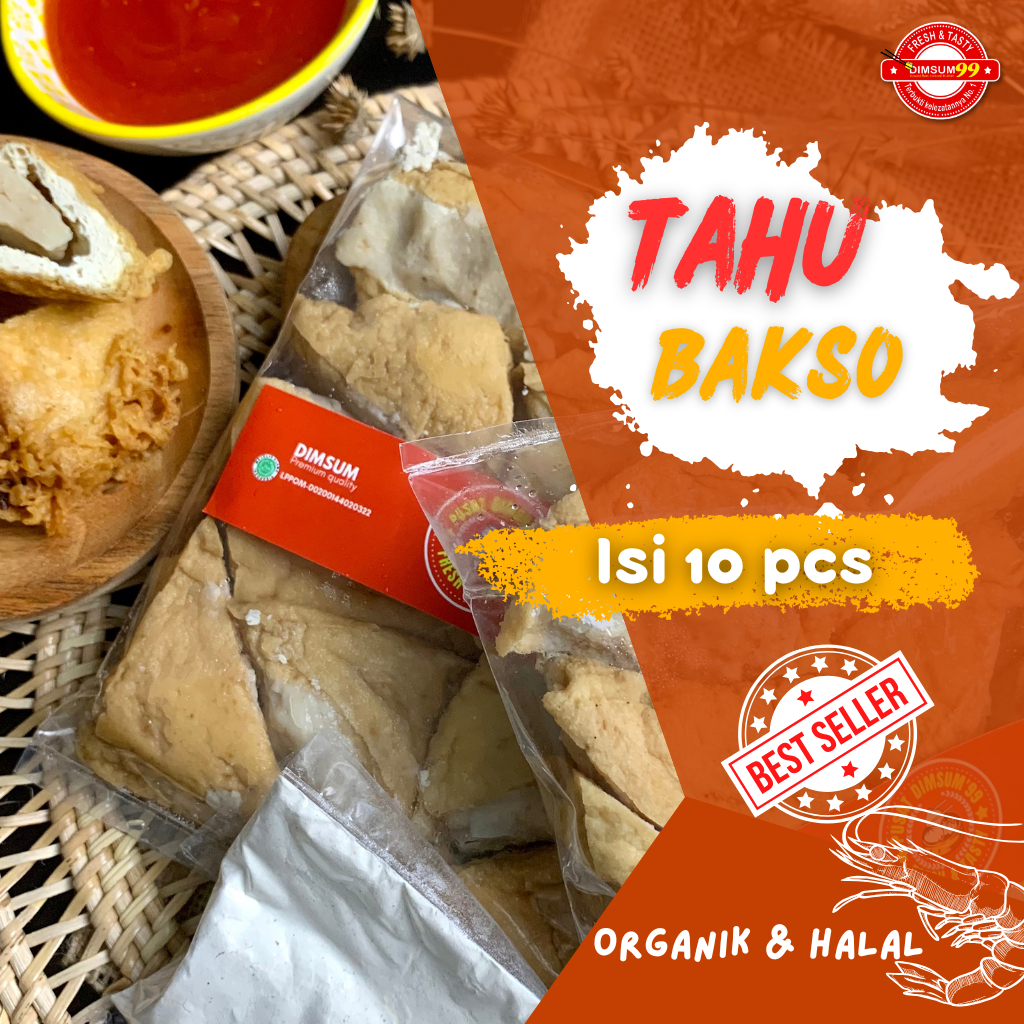 

Tahu Bakso PREMIUM Frozen isi 10 pcs Halal & Nikmat