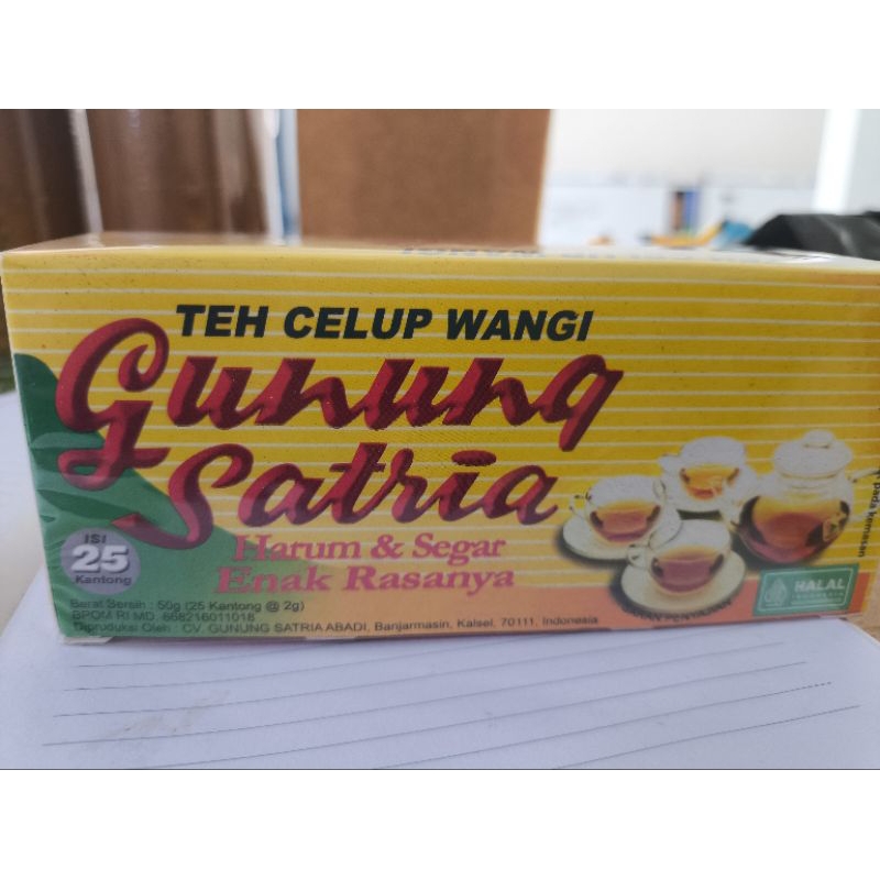 

Teh Celup Wangi Gunung Satria Khas Banjarmasin 50 gr