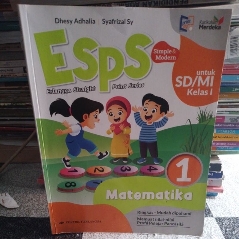 BUKU ESPS MATEMATIKA KELAS 1 SD KURIKULUM MERDEKA