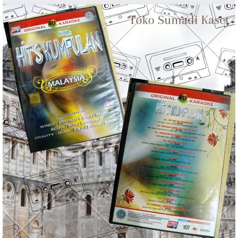 VCD hits kumpulan lagu Malaysia produksi pelita utama