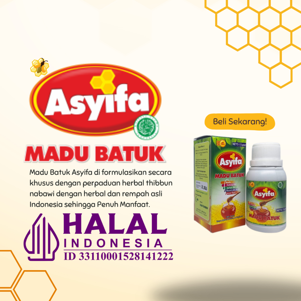 

Madu Batuk Asyifa | Redakan Batuk, Tenggorokan Lega