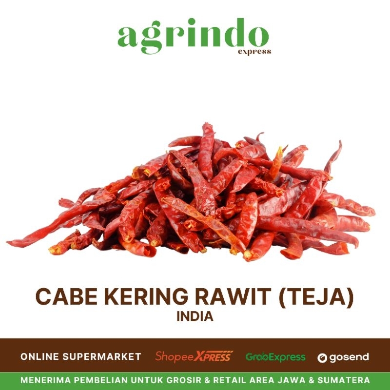 

Cabe Kering Rawit (Teja)