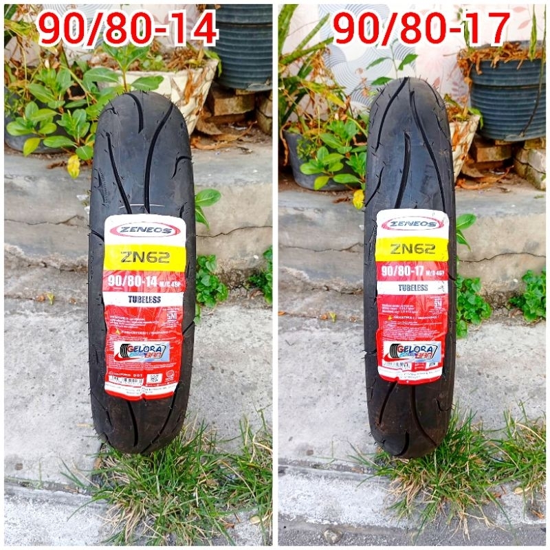 Ban Tubeles Zeneos Zn62 90/80-14 Ban 90/80-17 ban montor ring 14 ban ring 14 ban metic 90/80-14 ban 