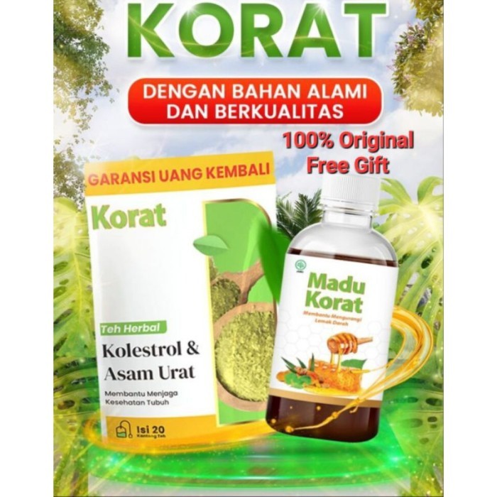 

Madu Korat 1 Botol | Menyembuhkan Penyakit Kolesterol & Asam Urat Secara Alami Madu Herbal Alami