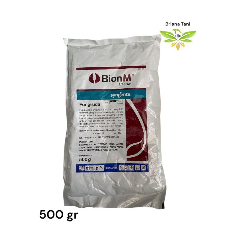 ￼Fungisida Bion M 100% Original 500 Gram Syngenta