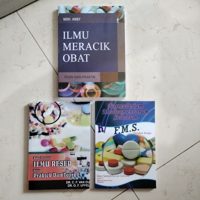 3 buku farmasi IMO, ILRES , FMS