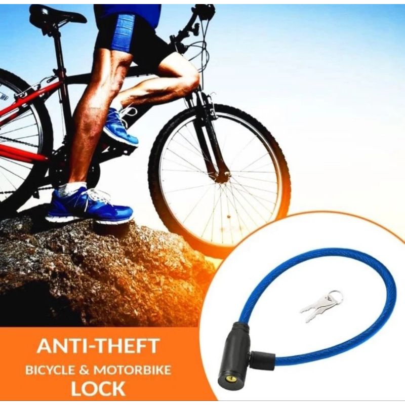 Kunci Gembok Sepeda Rantai - Kunci Motor - Kunci Sepeda - Kunci Helm - Gembok Motor - Gembok Sepeda 