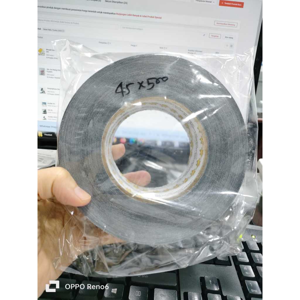 

Seleotip Lakban Hitam Jumbo 2" Goldfox