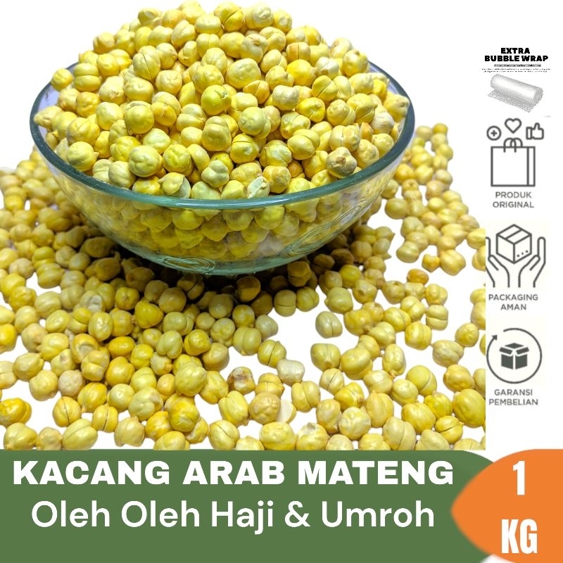 

Kacang Arab Saudi Instan 1 Kg Oleh Oleh Haji Kado Umroh