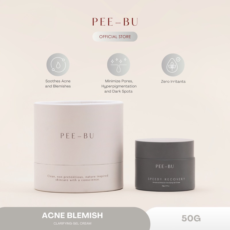 PEEBU - Acne Blemish Clarifying Gel Cream (Kulit Berjerawat) | Pembersih Serum dan Obat Totol Jerawa