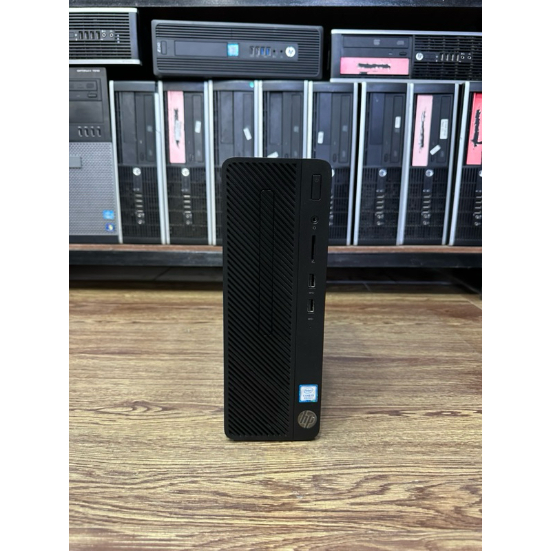 Pc Hp 280 G3 Sff slim i3 8100 8Th ram 16gb ssd 256Gb vga Card 2gb