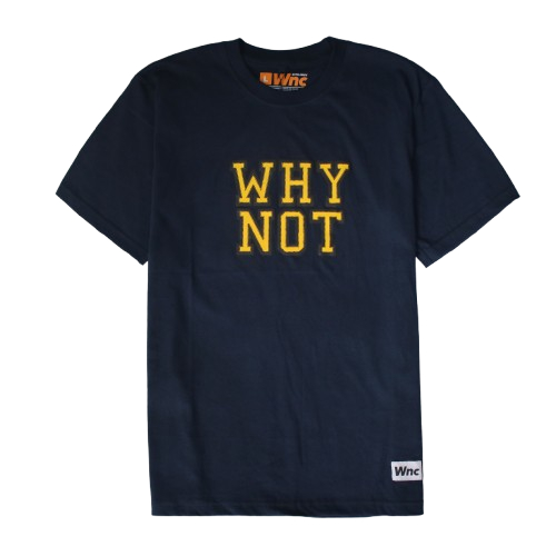 WNC - Kaos Pria Dewasa Distro Original 100% Biru tua