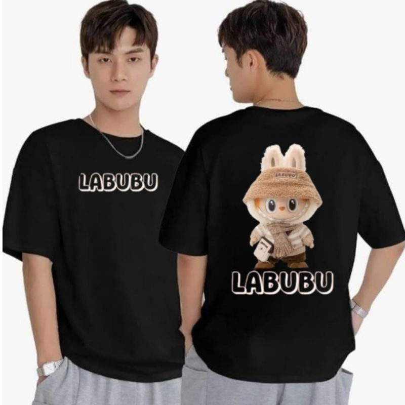 Baju Kaos T-shirt  Wanita Pria Motif LABUBU Dewasa / Kaos Distro Unisex Motif BONEKA
