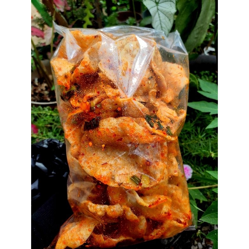 

SEBRING SEBLAK KERING KERUPUK OPAK ELOD 500 GRAM PEDAS DAUN JERUK