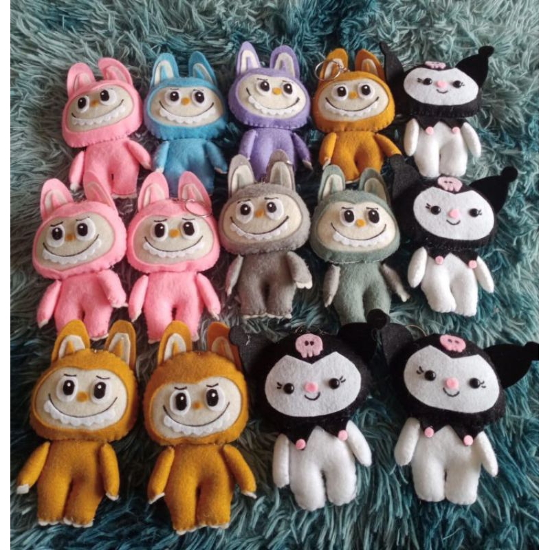 GANTUNGAN BONEKA LABUBU KUROMI