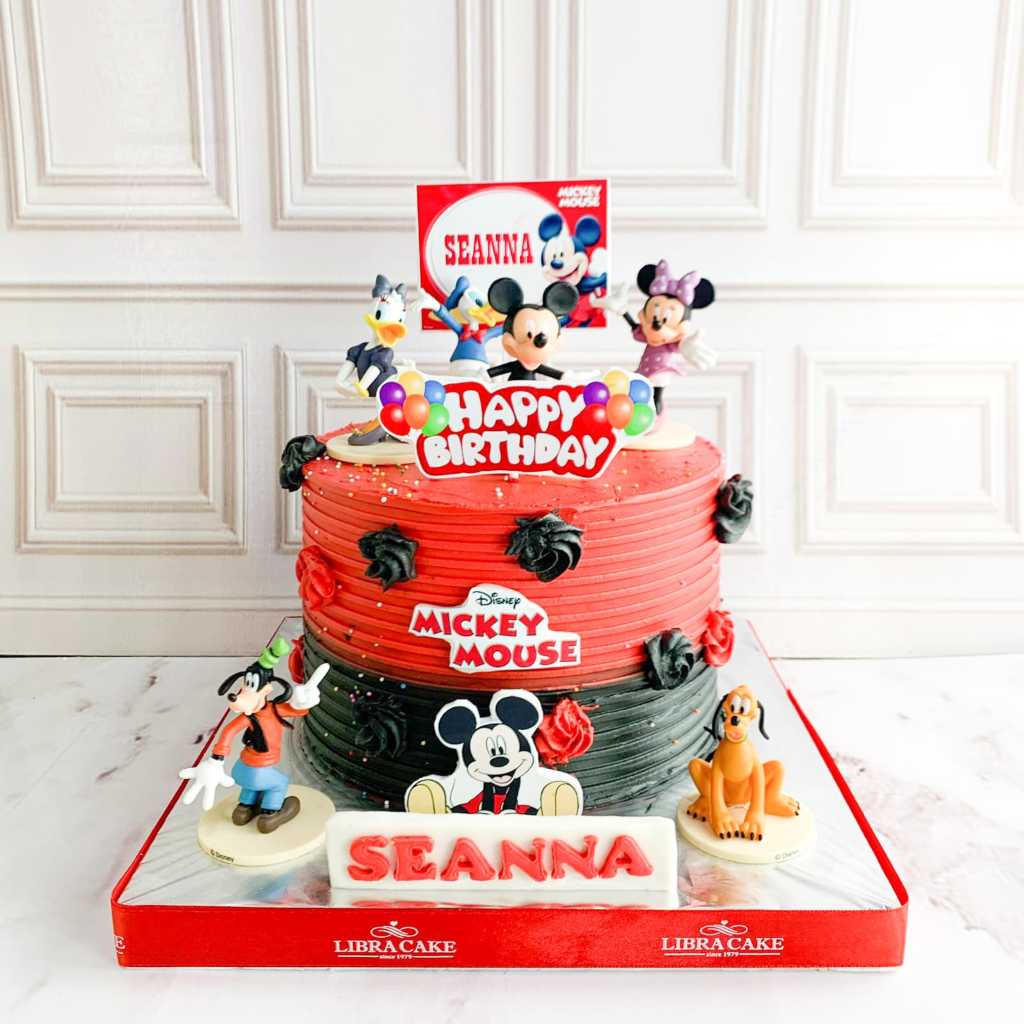 

Kue ulang tahun/Kue birthday/Cake custom birthday/Cake ultah/Kue tema Mikey Mouse