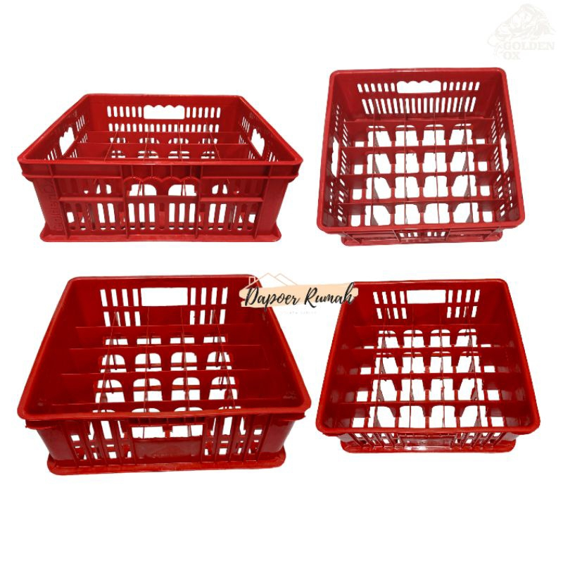 Krat Gelas 25 Lubang GOLDENOX PREMIUM / Krat Gelas Plastik