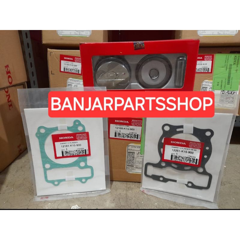 CYLINDER COMP CB150R OLD CBR150R LOKAL BLOK SEHER BLOK PISTON SET PISTON 12100K15900 PISTON KIT CB15