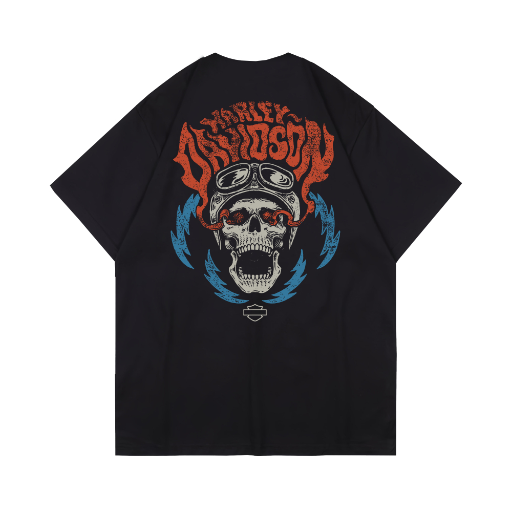 Kaos Harley Davidson 100% Original Kaos Pria Hitam