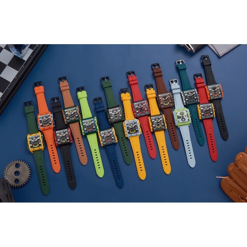 Jam Tangan Pria T5 H 3886G Rubber Original