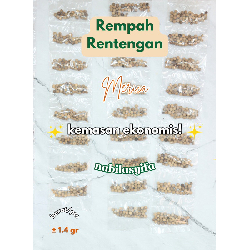 

Merica Rentengan - Bumbu Rentengan - Bumbu Masakan - Bumbu Dapur - Merica - Rempah-Rempah