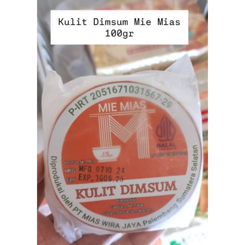 

Kulit Dimsum Mie Mias 100gr(Hanya Kiriman Instan)