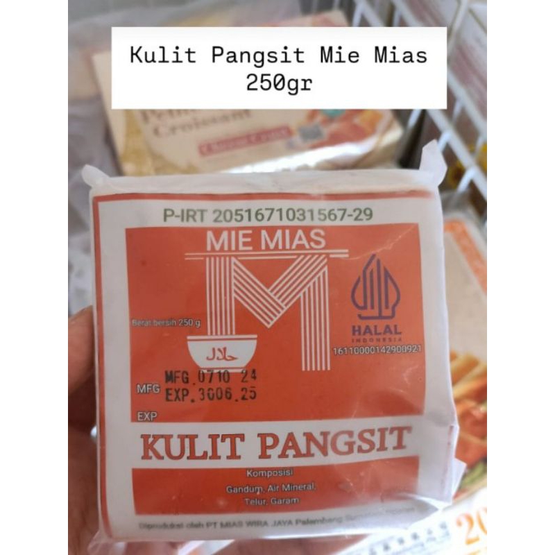 

Kulit Pangsit Mie Mias 250gr