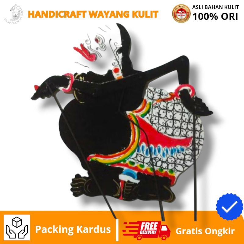 HANDICRAFT WAYANG KULIT | WAYANG SEMAR GARENG PETRUK BAGONG COD