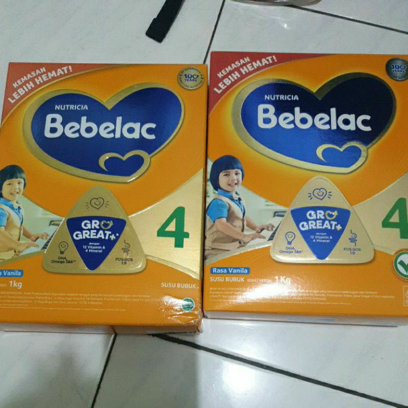 

Bebelac 4 1000gram rasa vanila- Nutricia Bebelac 4 kemasan 1000 gram vanila - bebelac 4 1 kg