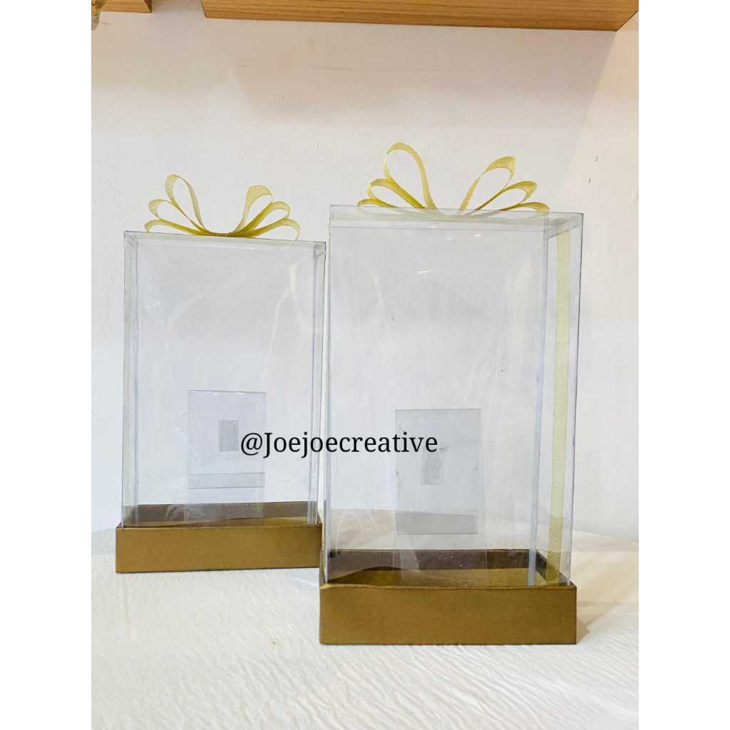 

Kotak Mika souvenir | kotak kado terbaru | cake box mika | box mika custome