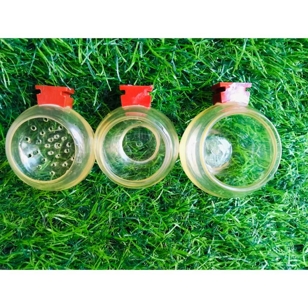 CEPUK MINUM DAN KROTO FIBER KACA MURAI ISI 3PCS