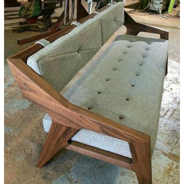 Kursi Santai Kursi Tamu Kursi Busa Minimalis Kayu Jati