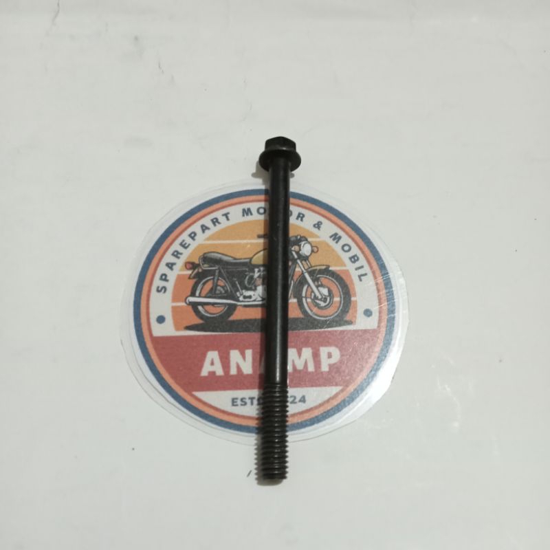Bolt Fleng Baut pala Konci 8 Baut Blok Mesin depan panjang 6m x 10 cm Yamaha Mio Sporty. Smile mio j