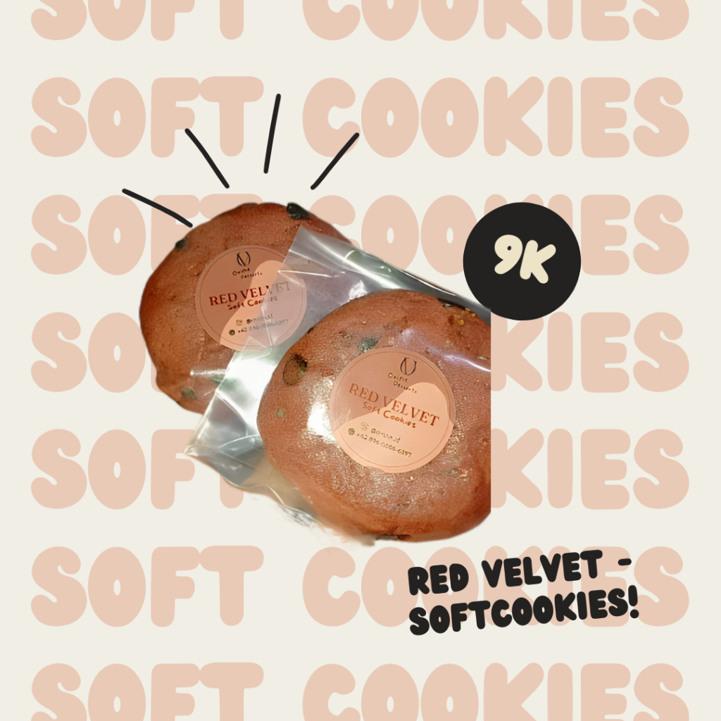 

Desserts Cookies - Flavor New! Redvelvet (Beli 5 Gratis 1)