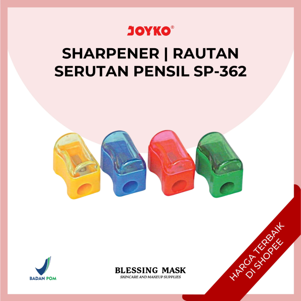 

JOYKO Sharpener | Rautan Serutan Pensil SP-362 | ATK Blessingmask