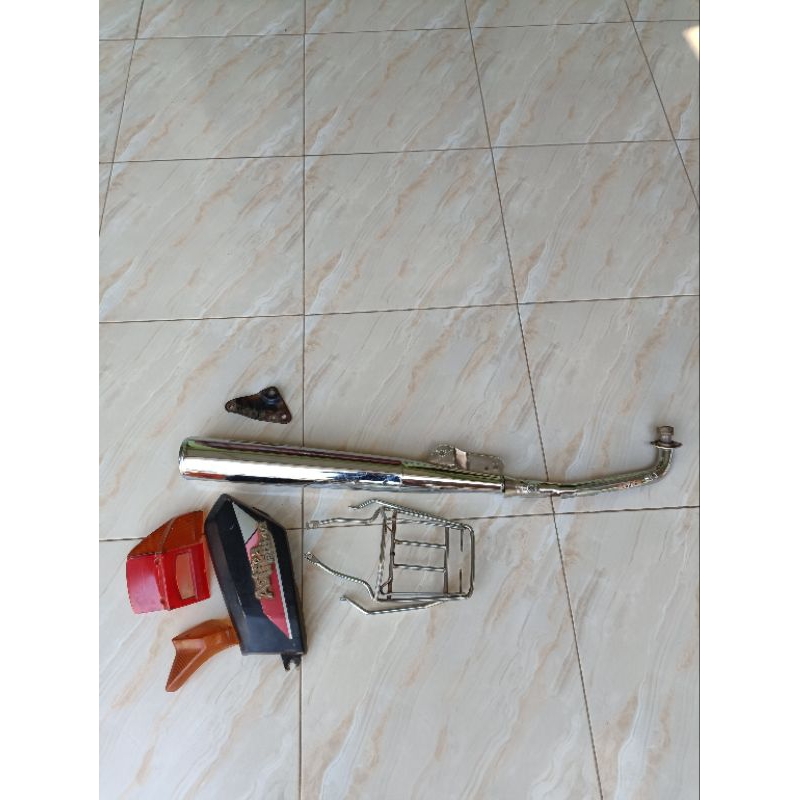 Knalpot Supra x lama bekas