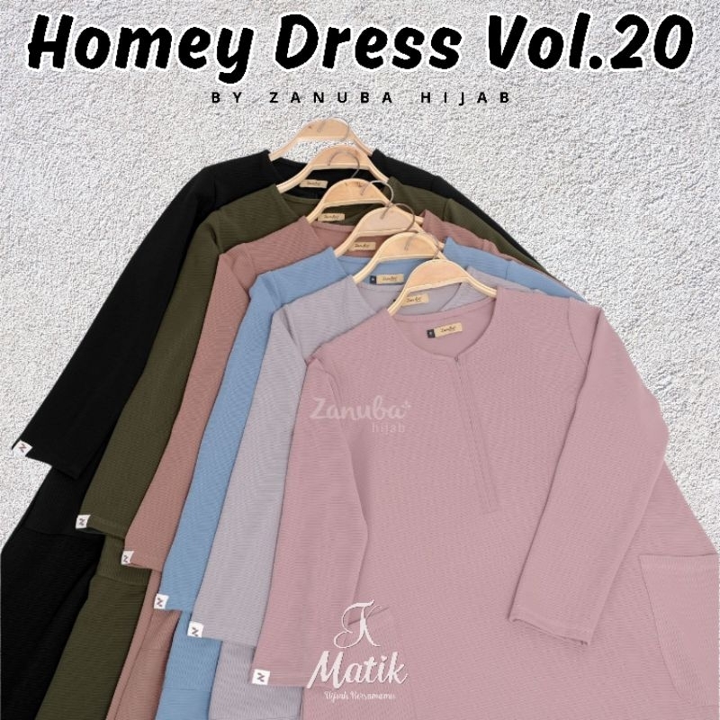 HD20 by Zanuba Hijab | Homey Dress Vol 20 | Homedress Vol.20 | HD 20 | HD vol20 | homedress knit | g